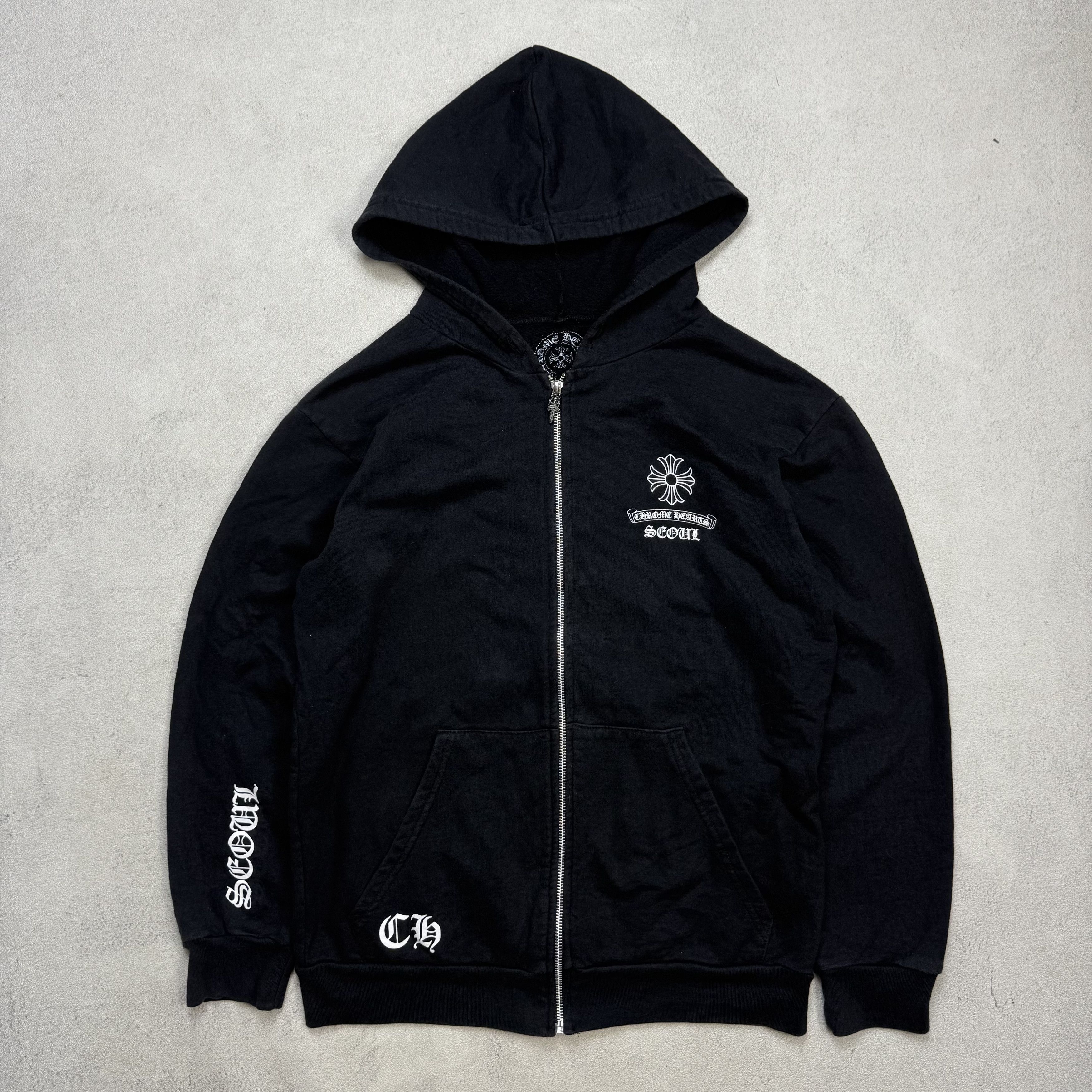 Chrome Hearts Chrome Hearts Horseshoe Seoul Exclusive Zip Up Hoodie Size US L / EU 52-54 / 3 - 3 Thumbnail