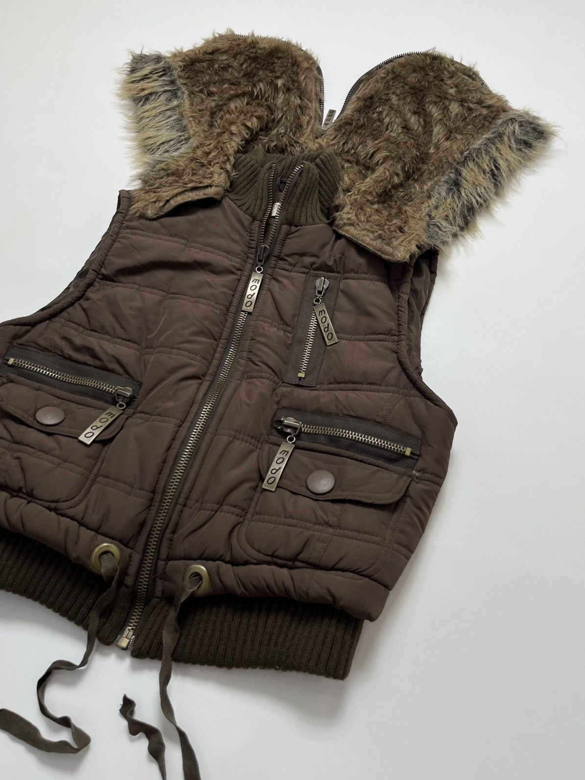 Hysteric Glamour × Undercover Military LGB If Six Was Nine Style Faux Fur Zip Vest Jacket Size US S / EU 44-46 / 1 - 5 Thumbnail