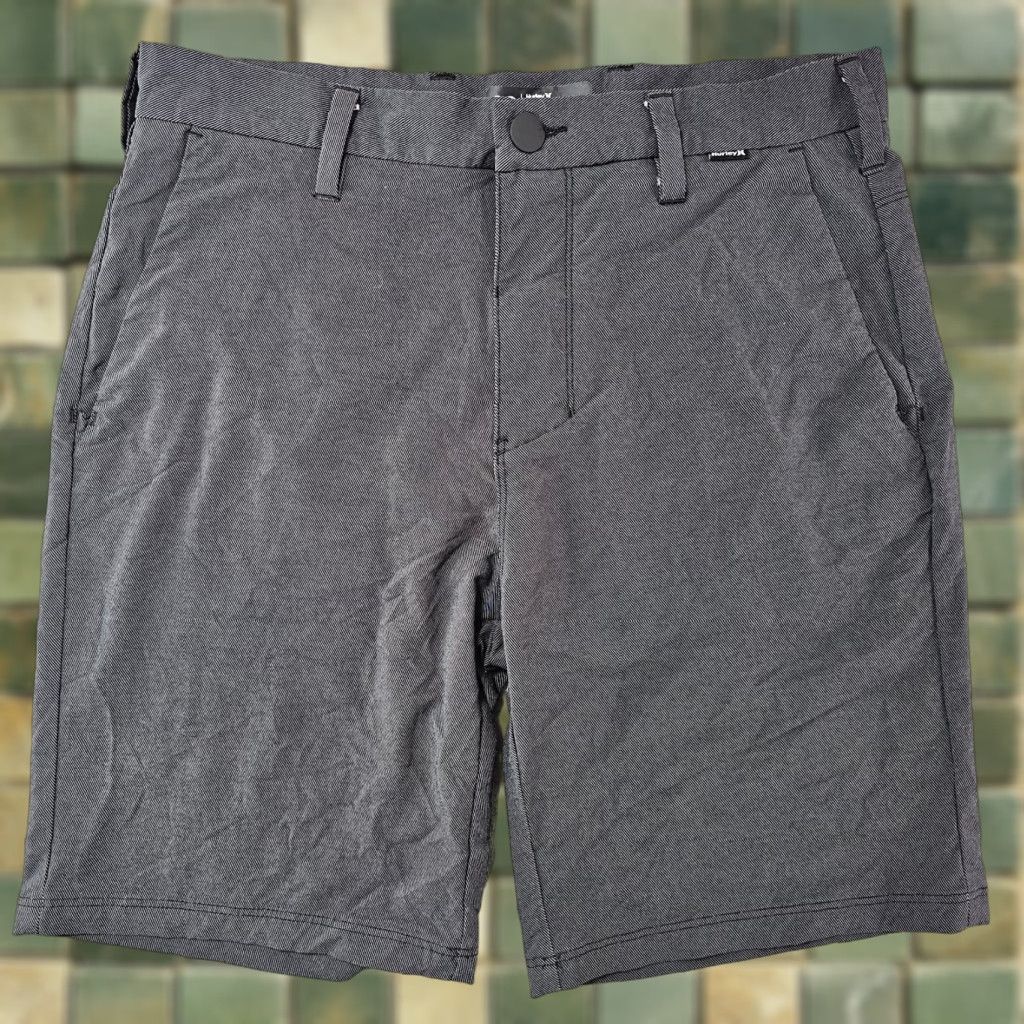 Hurley Hurley Mens Shorts 29 Grey DriFit Hybrid Chinos Outdoor Skate Golf 8" inseam Casual Mens Size US 29 - 1 Thumbnail