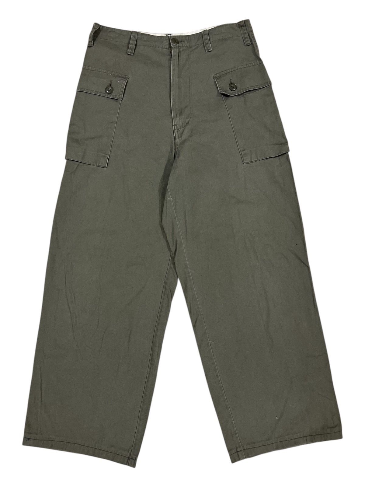 Buzz Rickson's Vintage US Army Navy Monkey Pocket Buzz Ricksons Cargo Pants Size US 30 / EU 46 - 4 Thumbnail