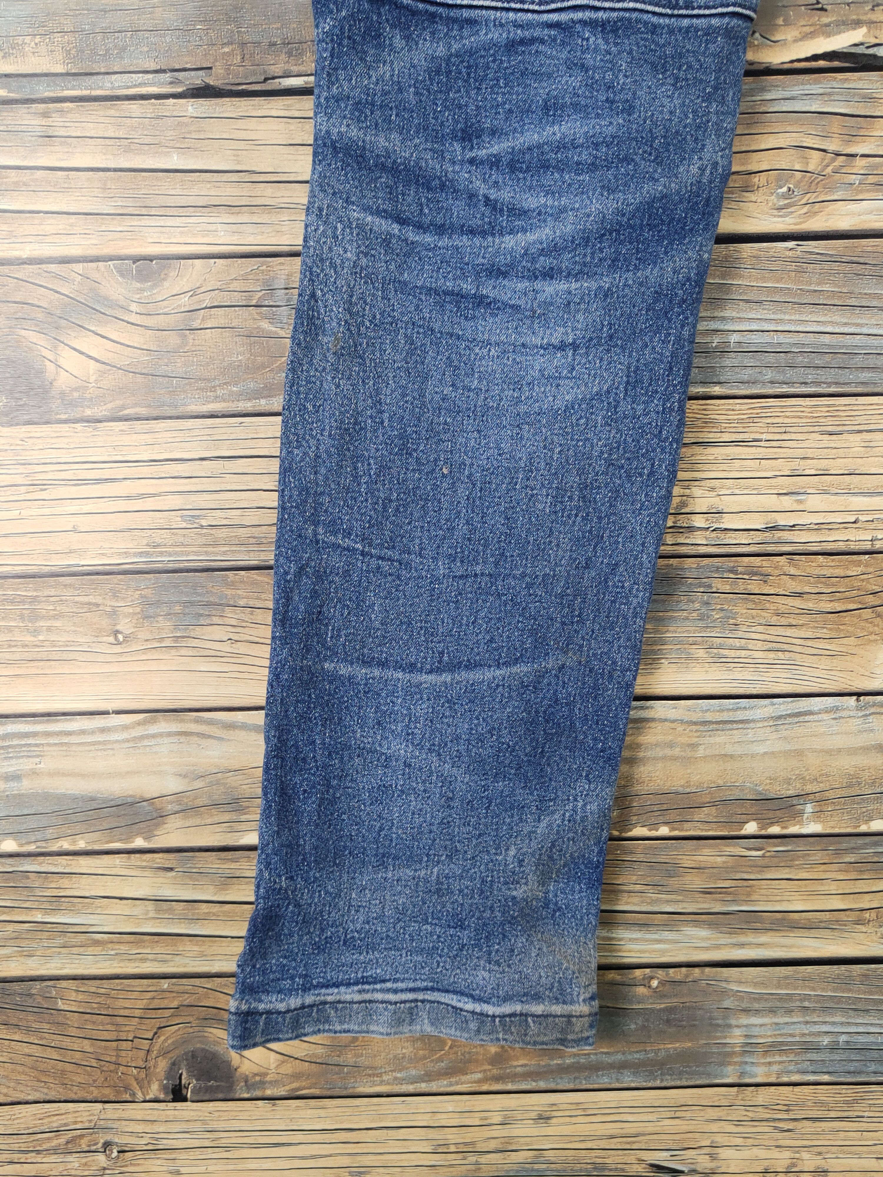 Japanese Brand FieldCore Distressed Ripped Soft denim Jeans #W1973 Size US 34 / EU 50 - 9 Thumbnail