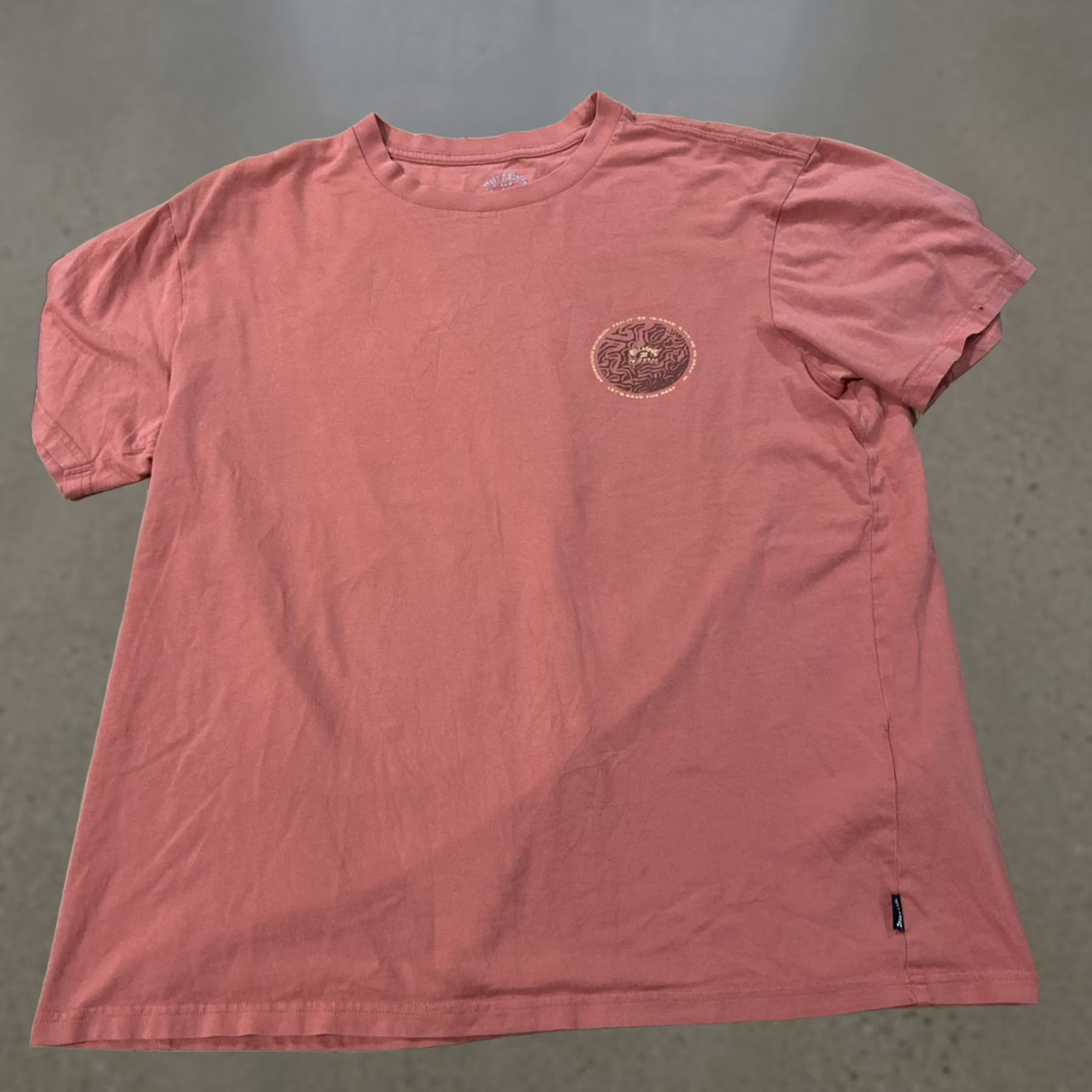 Billabong Billabong Crew Neck Shirt L Orange Men's T-Shirt Beach Surfer Girl Boxy Coral Gardners Beyond The Reef Size US L / EU 52-54 / 3 - 1 Thumbnail