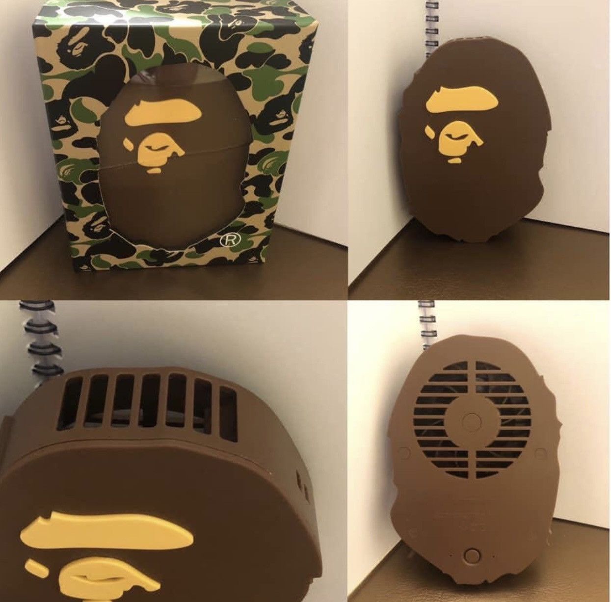 Bape 🌴A Bathing Ape Bape head Portable Fan Summer hack Size ONE SIZE - 3 Thumbnail