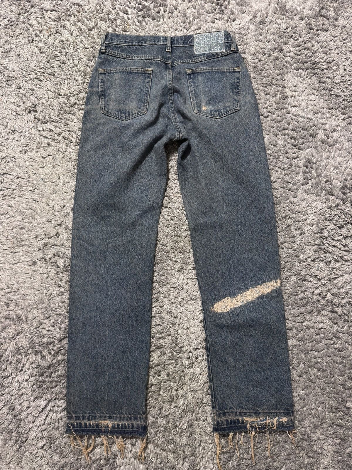 Japanese Brand × Vintage Vintage Distressed Denim Boro Patched 30x31 Jeans Undercover Size US 30 / EU 46 - 10 Thumbnail