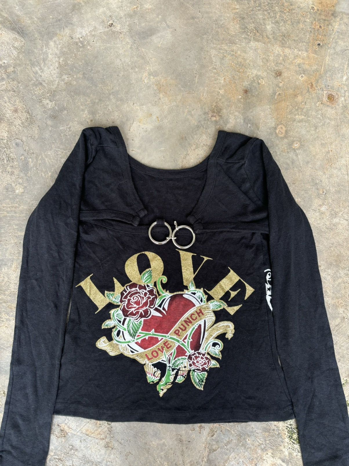 Hysteric Glamour × If Six Was Nine × Japanese Brand Y2k MKR Love Punch Poem Skull Womens Punk Style Size M / US 6-8 / IT 42-44 - 7 Thumbnail