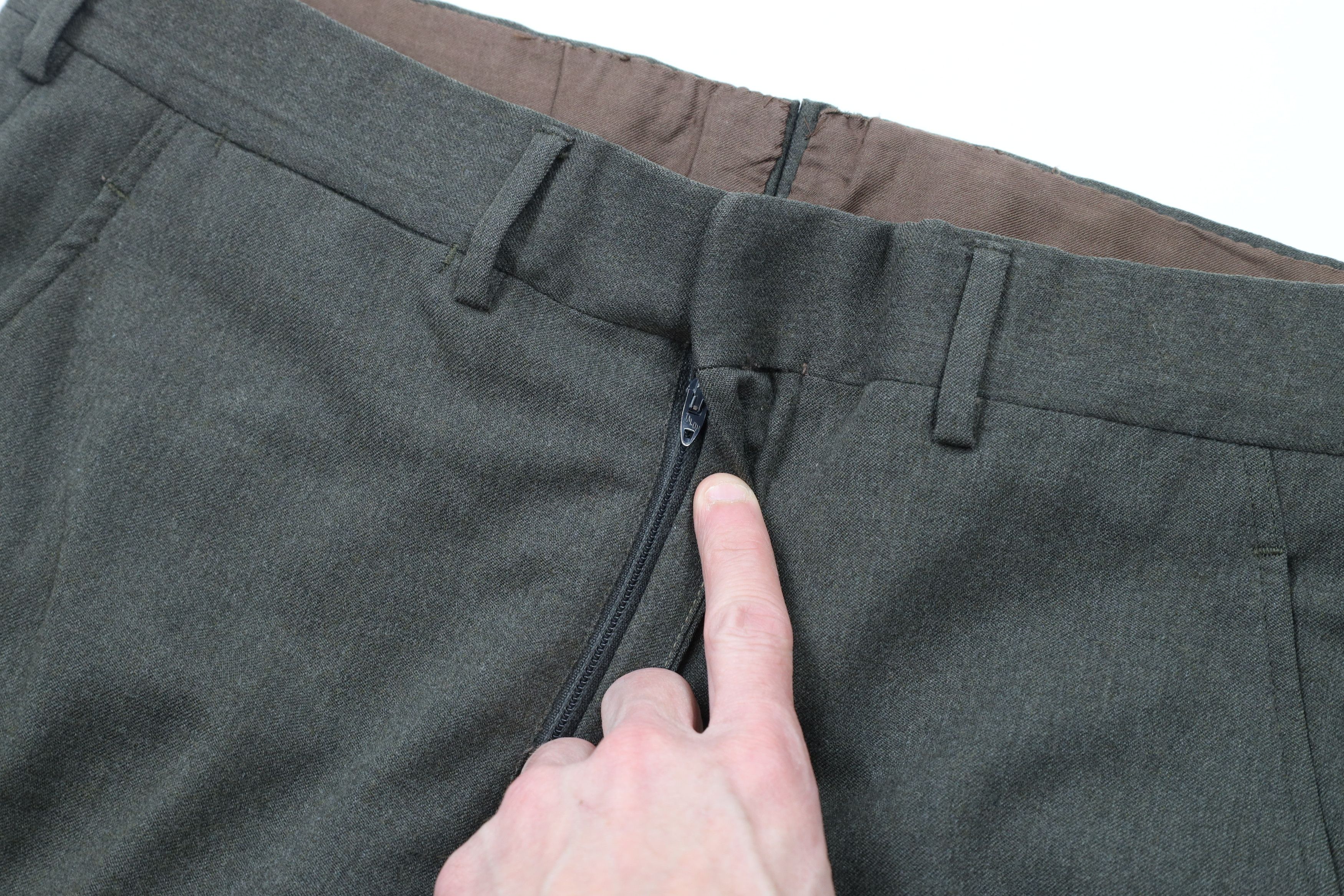 Brooks Brothers × Vintage Vintage 70s Brooks Brothers Chino Pants Trousers Green USA Size US 34 / EU 50 - 6 Thumbnail