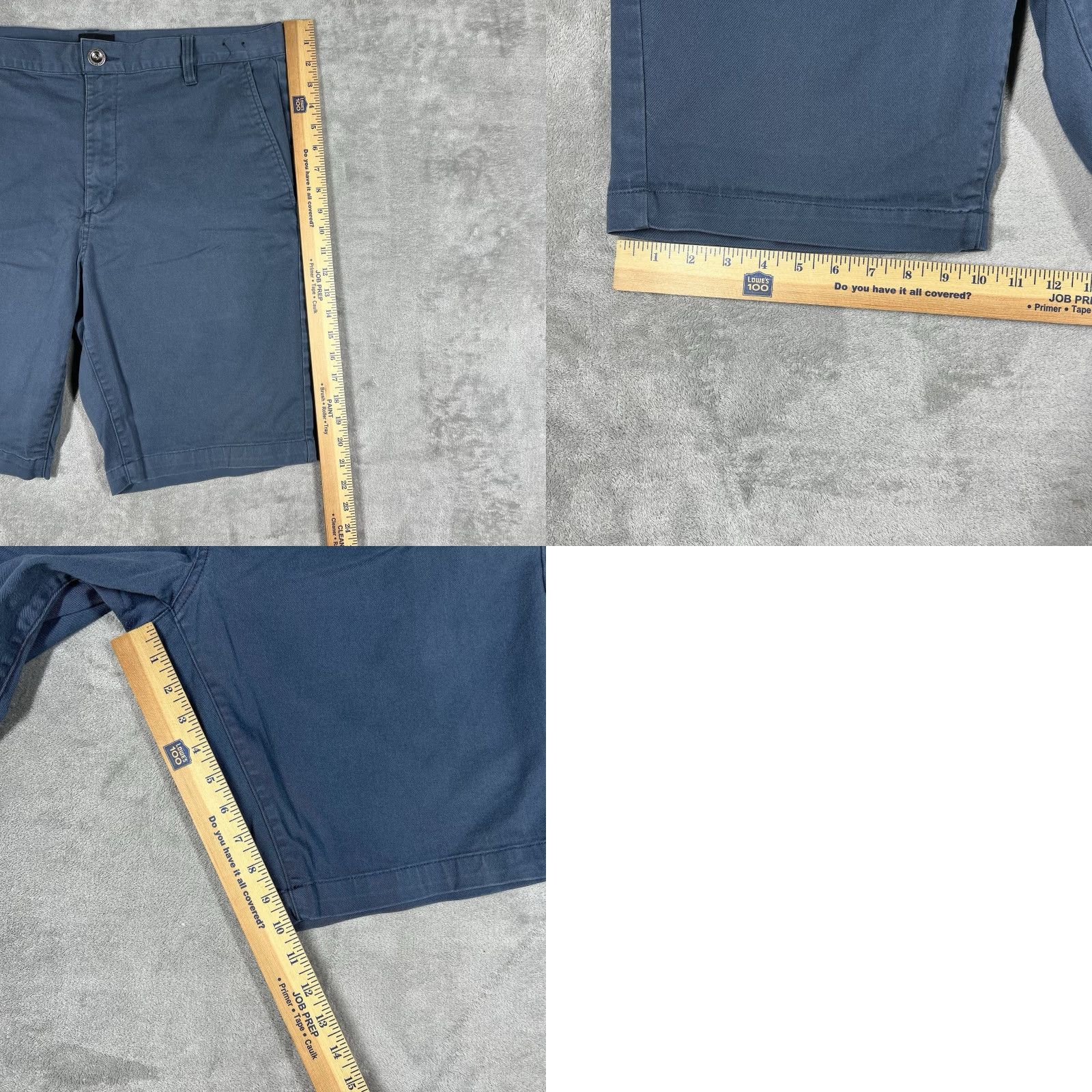 RVCA RVCA Weekend Stretch Men’s Chino Shorts Size 36 Blue Cotton Polyester Blend Size US 36 / EU 52 - 9 Thumbnail