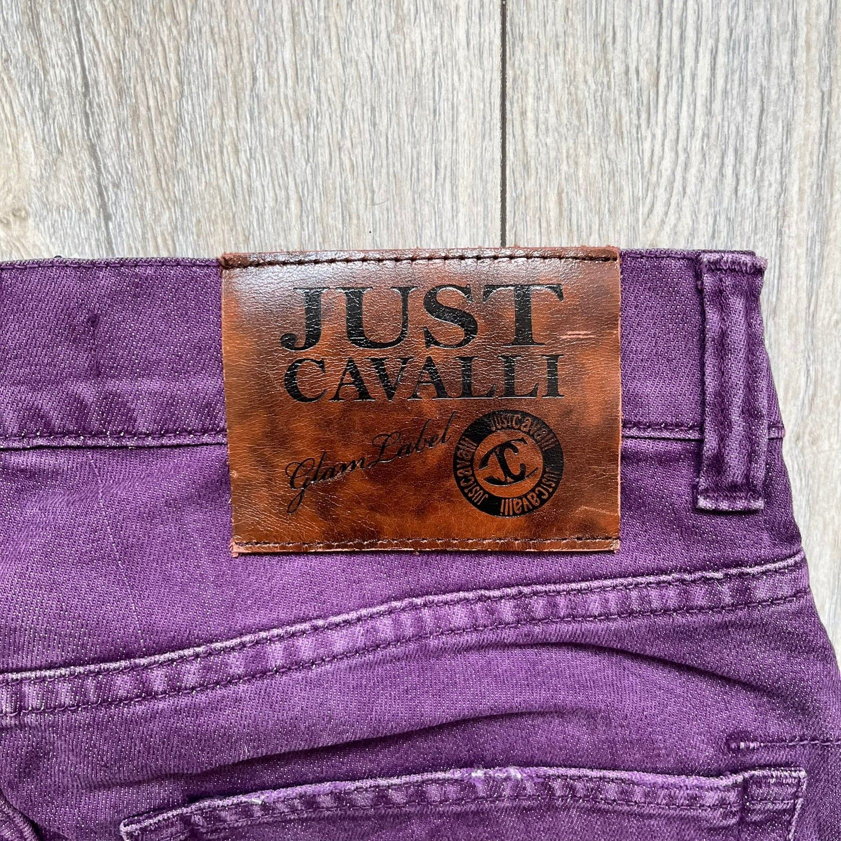 Just Cavalli Just Cavalli 2010's Purple Slim Jeans Size US 29 - 5 Thumbnail