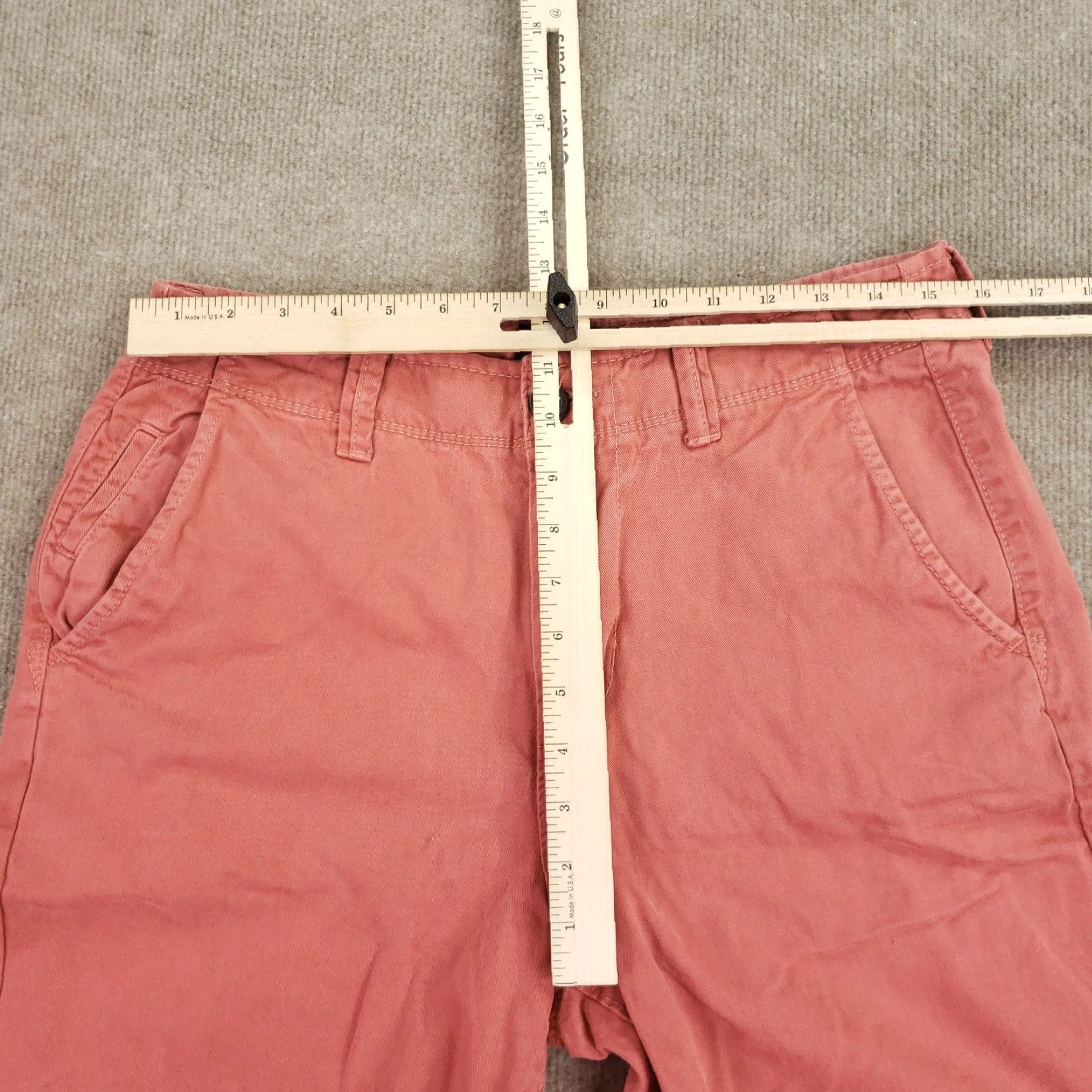 American Eagle Outfitters American Eagle Longboard Shorts Mens Size 30 Pink Chino Flat Front 10 in Inseam Size US 30 / EU 46 - 4 Thumbnail