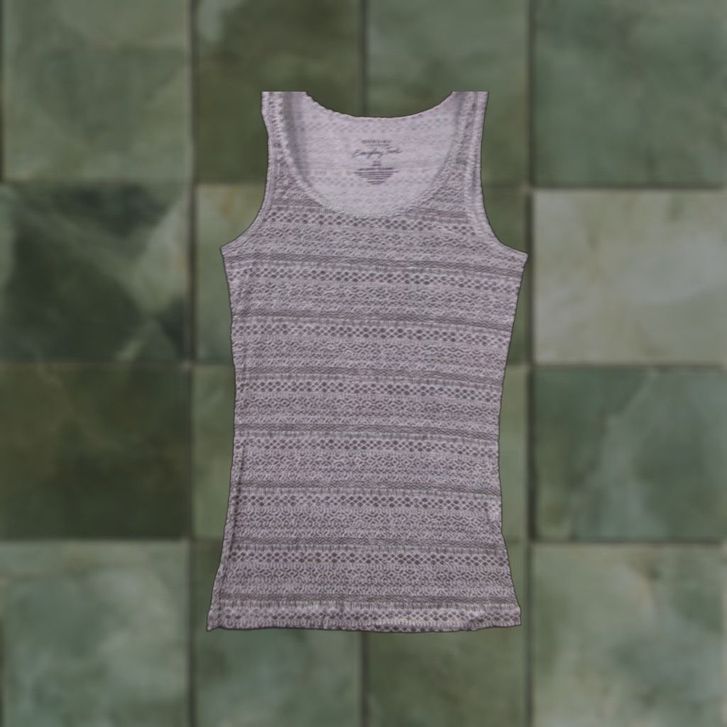 Vintage SONOMA Tank Top Women XS Gray Geometric Aztec Casual Sleeveless Scoop Neck Basic Size XS / US 0-2 / IT 36-38 - 1 Thumbnail