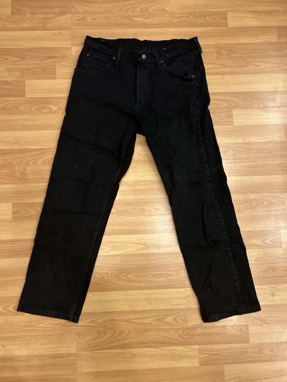 Vintage × Wrangler Black wrangler denim Size US 30 / EU 46 - 1 Thumbnail