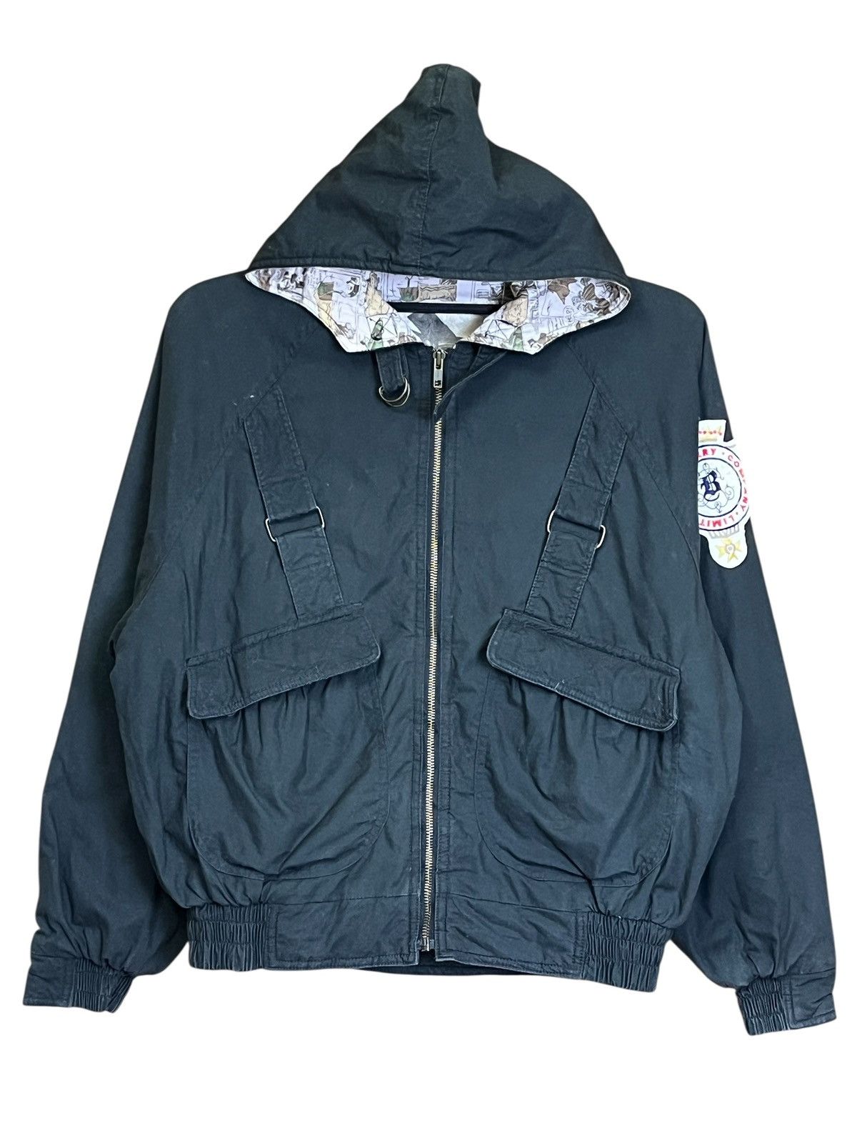 Japanese Brand Rare🔥Vintage 90s japanese brand BAY BERRY bomber jackets Size US L / EU 52-54 / 3 - 2 Thumbnail