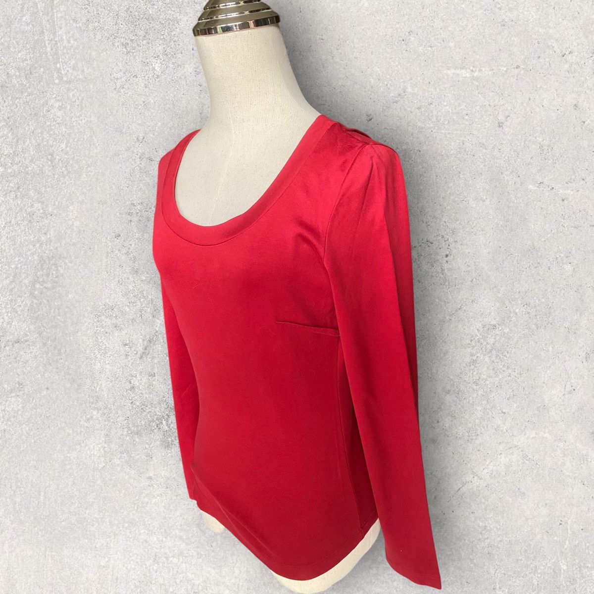 Prada Vintage 00’ Tech Stretch Dart Scoop Neck Blouse Size S / US 4 / IT 40 - 2 Thumbnail