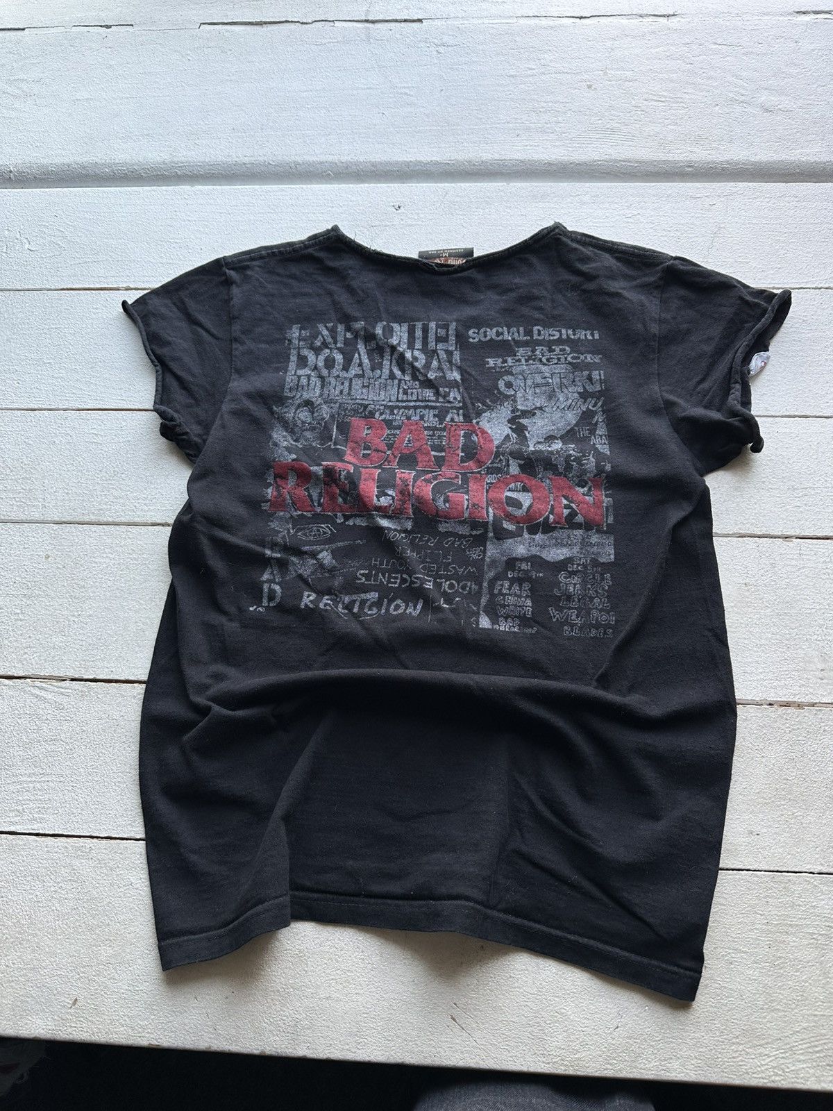 Other 🚨 BAD RELIGION RARE BIG LOGO WOMEN M BACK LOGO BAND Size M / US 6-8 / IT 42-44 - 1 Thumbnail