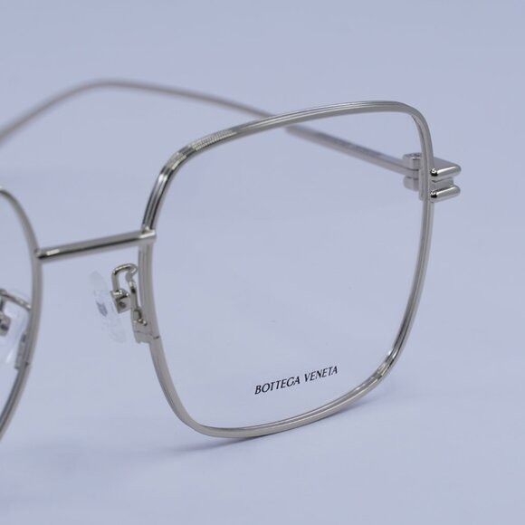 Bottega Veneta Bottega Veneta BV1049O 002 Eyeglasses Gold 56mm Square Frame Size ONE SIZE - 5 Thumbnail