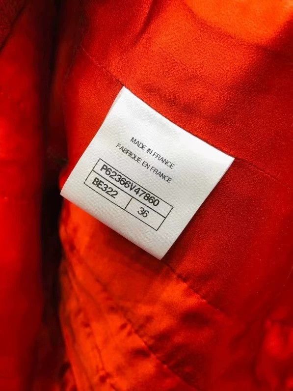 Chanel Chanel Autumn and winter snow series red 4-pocket jacket Size XS / US 0-2 / IT 36-38 - 6 Thumbnail