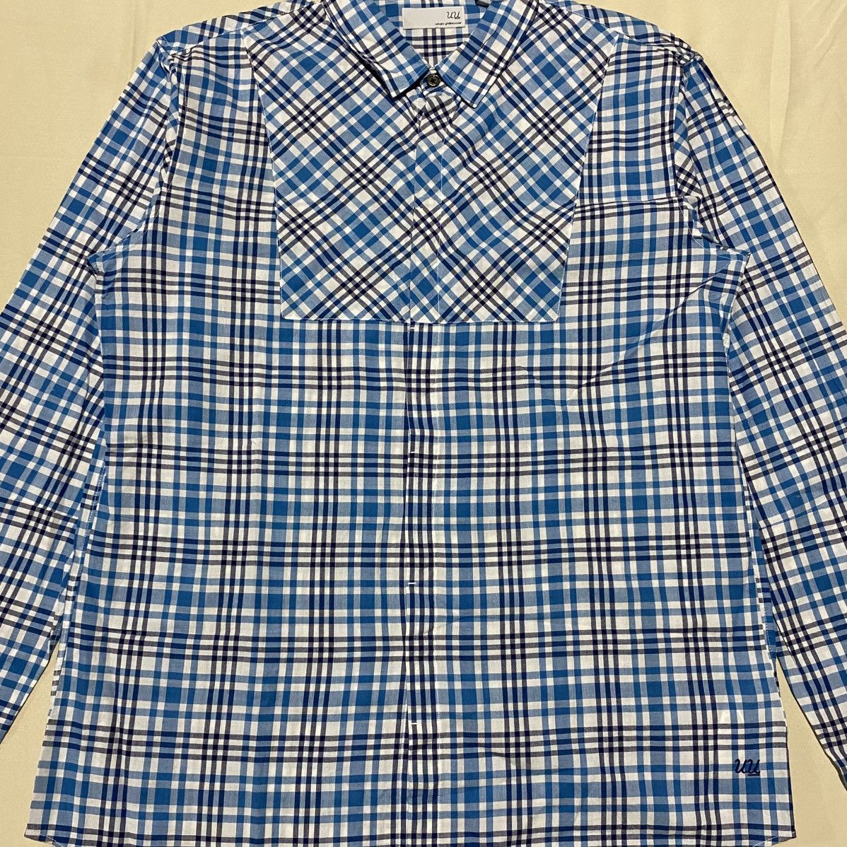 Undercover Uniqlo Undercover Gingham Shirt Button Size US L / EU 52-54 / 3 - 2 Thumbnail