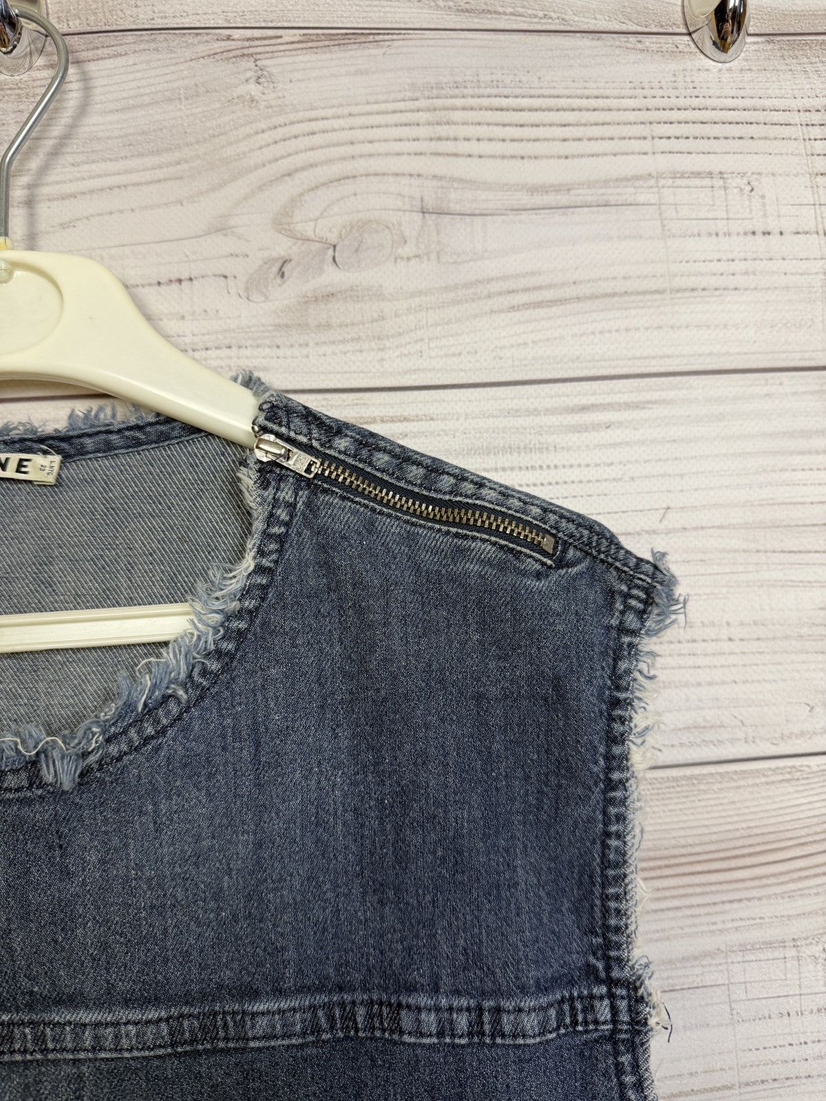 Acne Studios Acne Studios Distressed Denim Dress Size XS / US 0-2 / IT 36-38 - 6 Thumbnail