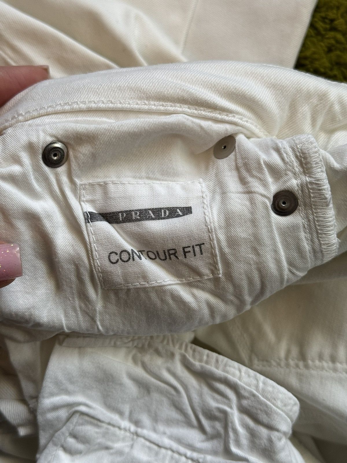 Prada Prada white jeans denim pants Size 25" / US 0 / IT 36 - 11 Thumbnail