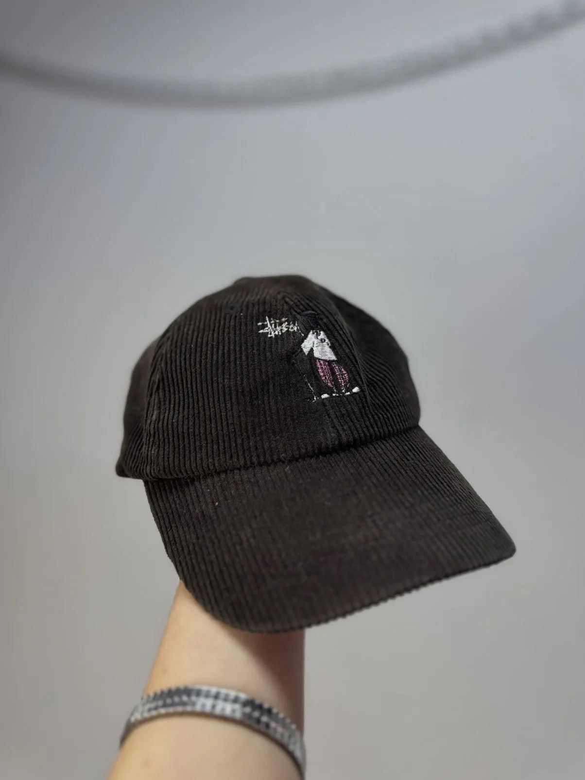 Stussy Vintage Stussy Hat Cap velvet Y2k Streetwear Sk8 luxury Size ONE SIZE - 1 Thumbnail