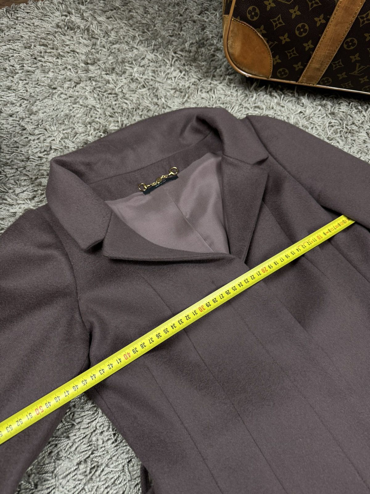 Gucci Wool trench coat Gucci original luxury streetwear item Size XS / US 0-2 / IT 36-38 - 7 Thumbnail