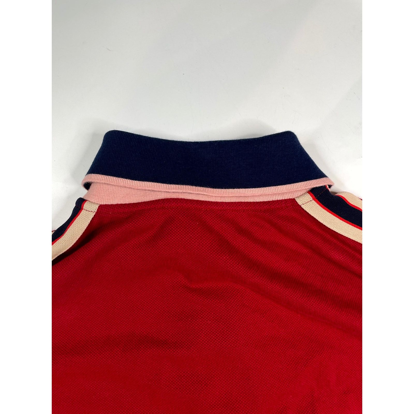 Gucci Gucci Polo Red & Navy Shirt Size US L / EU 52-54 / 3 - 6 Thumbnail