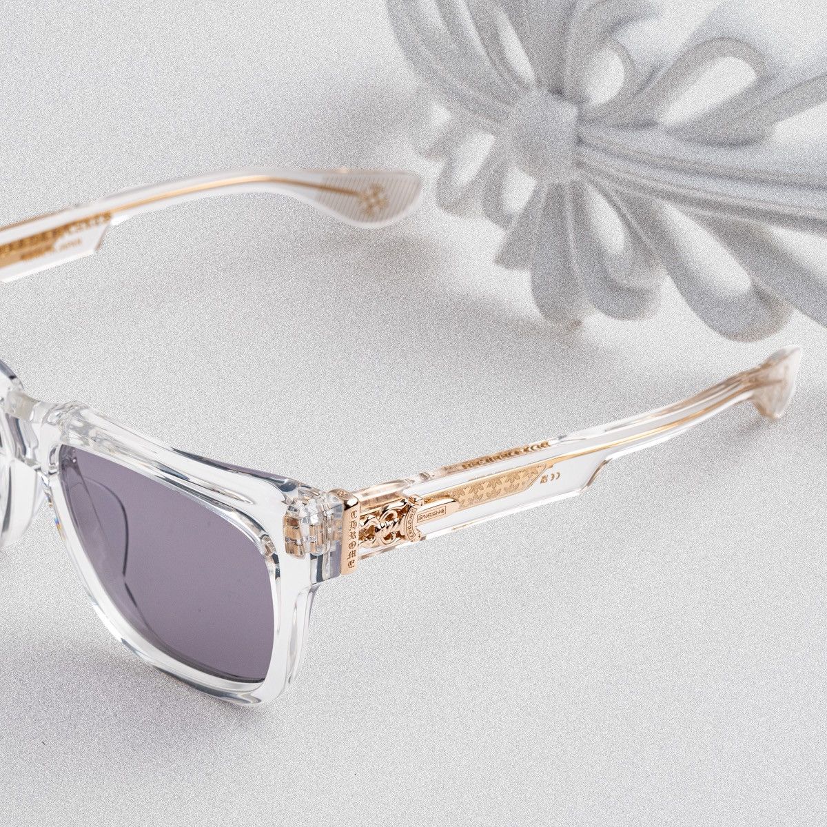 Chrome Hearts CHROME HEARTS BOX-OFFICER CRYSTAL SUNGLASSES Size ONE SIZE - 3 Thumbnail