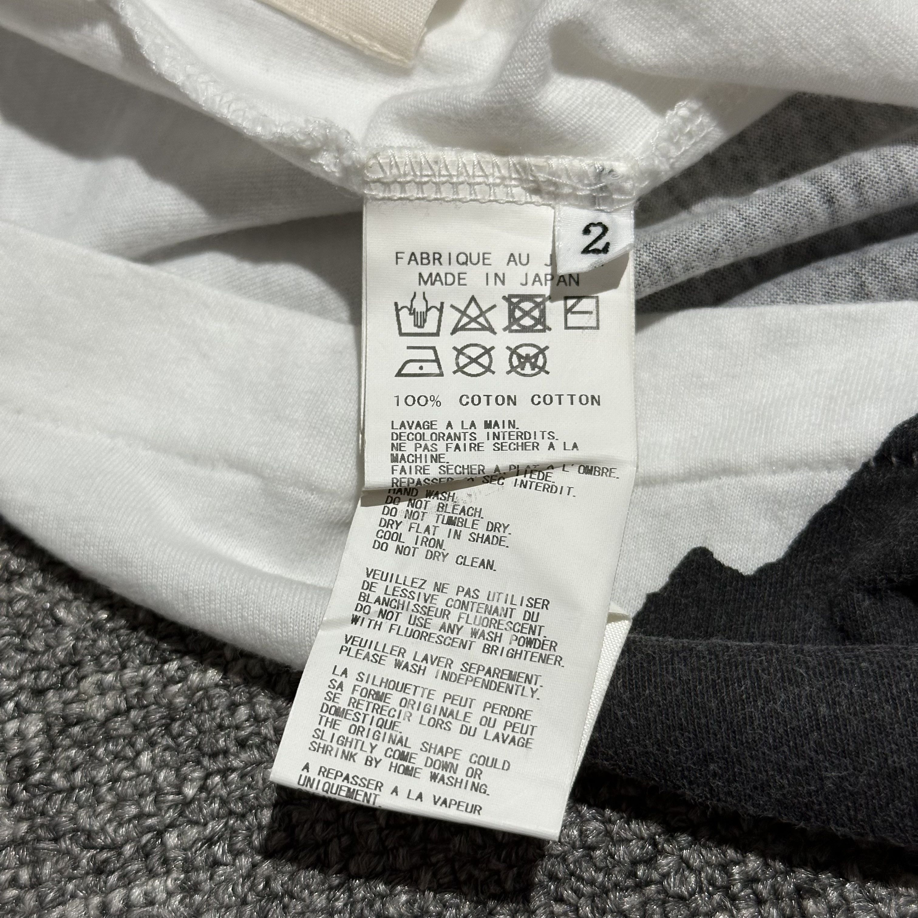 Yohji Yamamoto Vintage Yohji Yamamoto Black and Black Tee Size US M / EU 48-50 / 2 - 5 Thumbnail