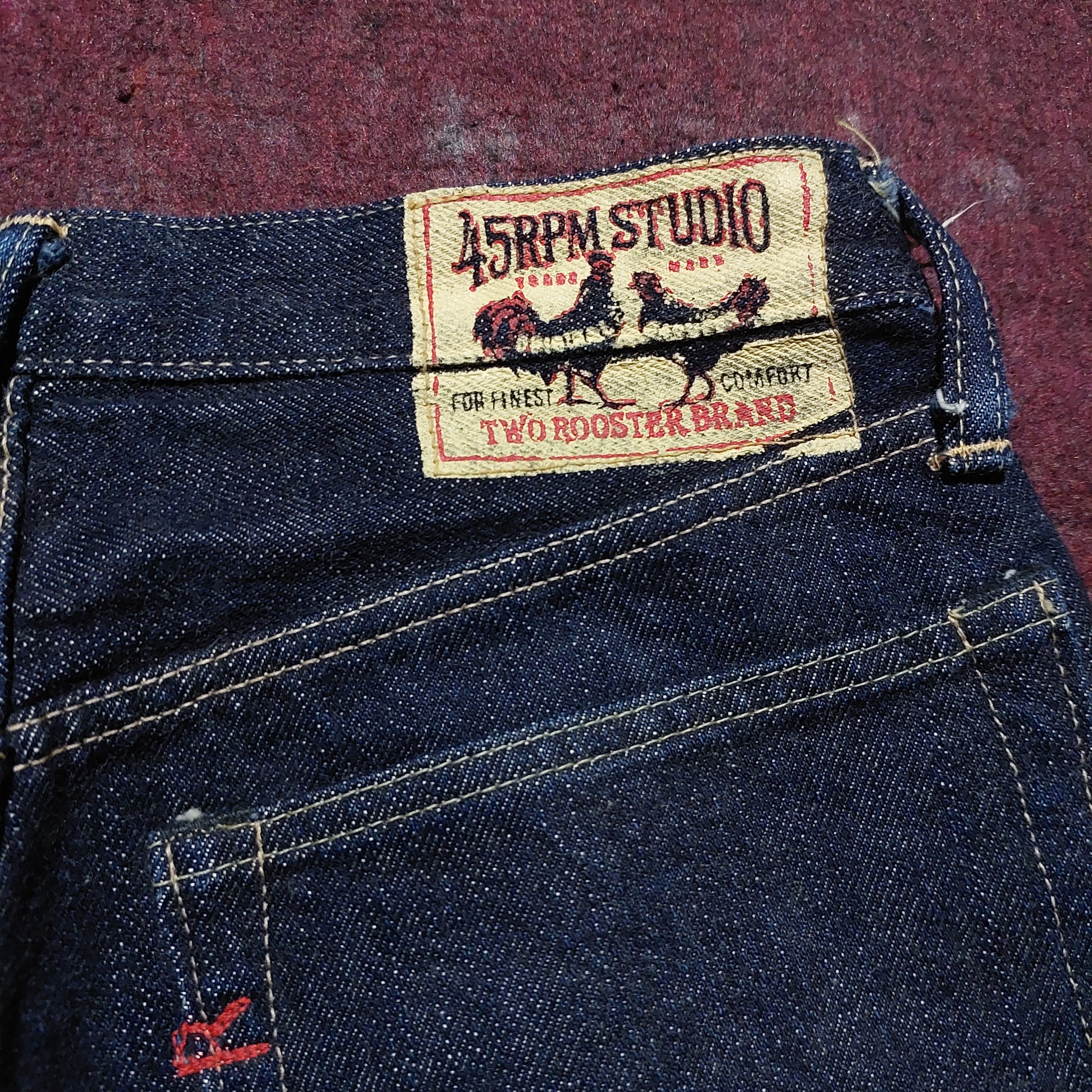 Japanese Brand Vintage japanese 45 Rpm studio indigo denim Size US 28 / EU 44 - 8 Thumbnail