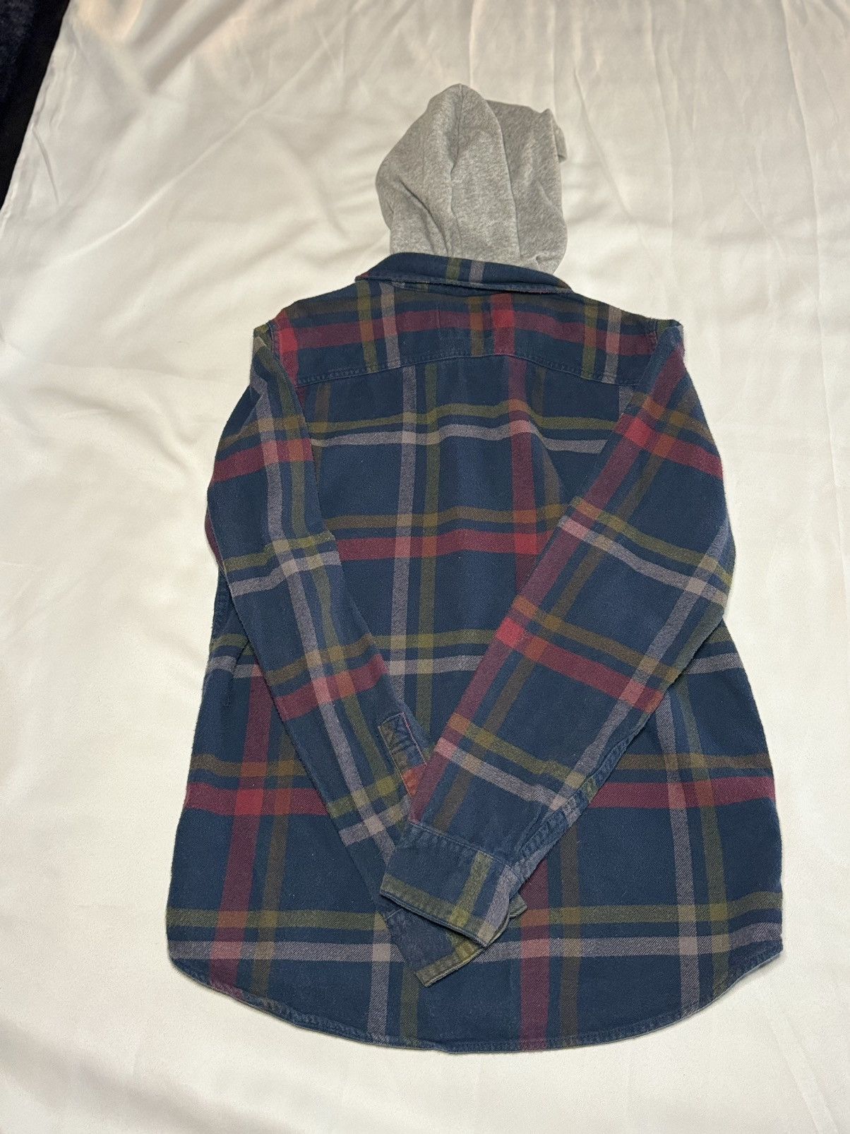 Hollister HOLLISTER Heavy Cotton Hooded Outdoor Shirt Size US M / EU 48-50 / 2 - 2 Thumbnail