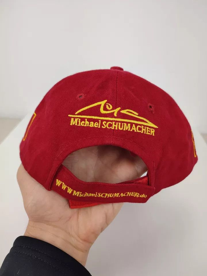 Ferrari Champion Michael Schumacher Ferrari Formula 1 Racing Cap Size ONE SIZE - 10 Thumbnail