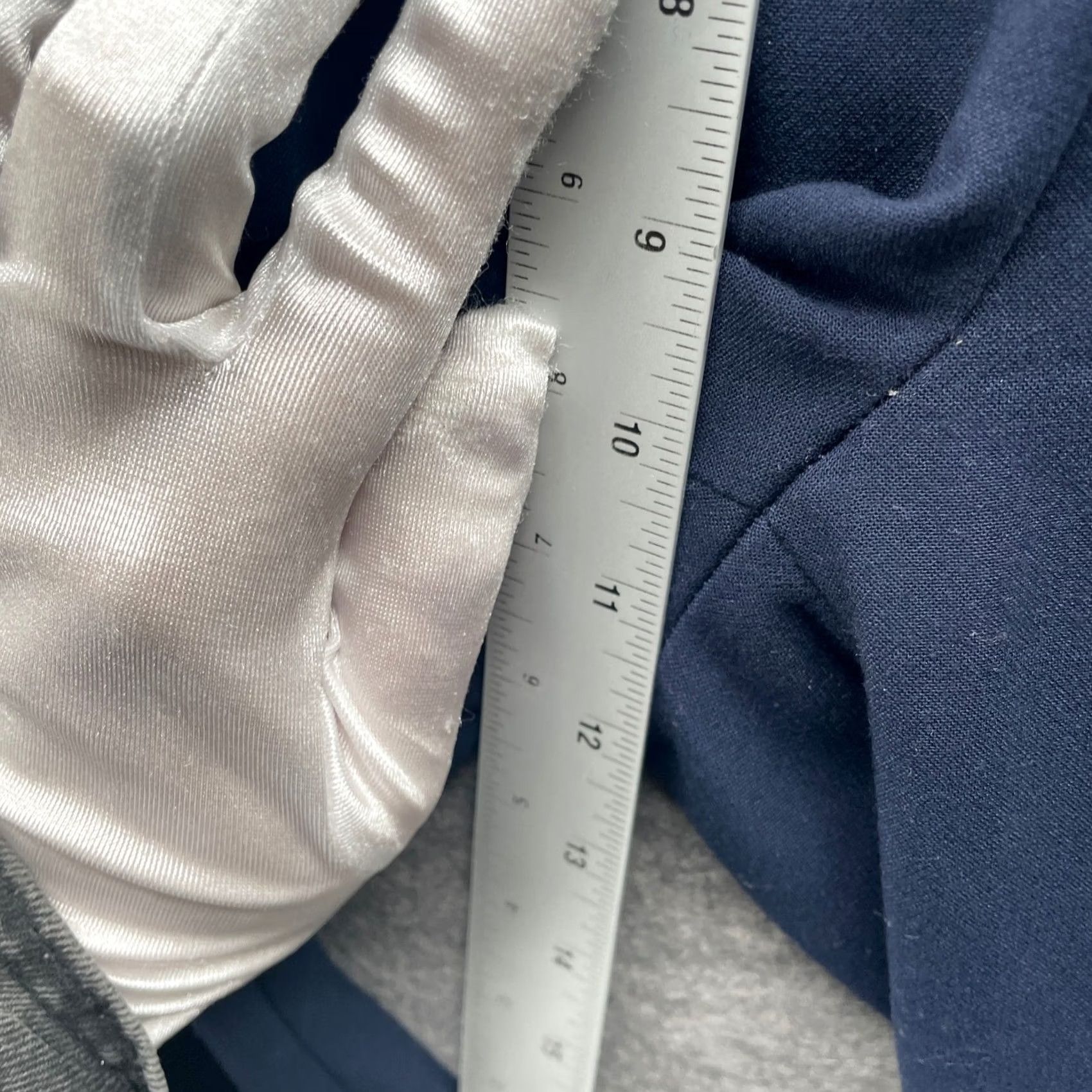 J.Crew J.Crew 365 High Rise Cameron Dress Pants Womens 6 Navy Blue Slim Leg Stretch Tapered Leg Flat Front Pockets Size 28" / US 6 / IT 42 - 6 Thumbnail