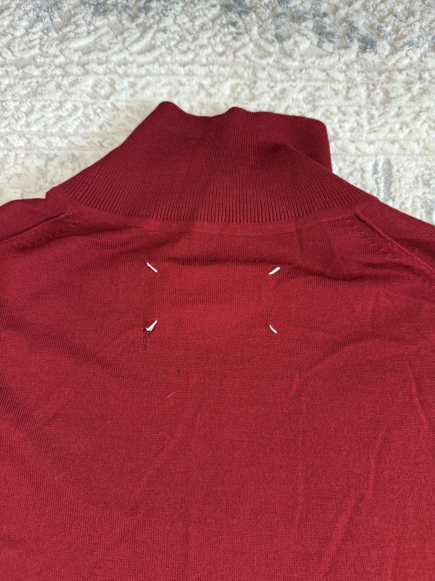 Maison Margiela Burgundy turtleneck Size US M / EU 48-50 / 2 - 4 Thumbnail