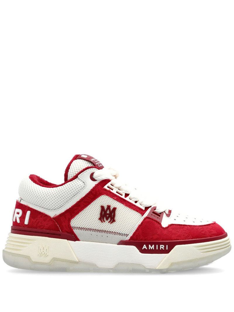 Amiri o1orln0326 MA Quad Sneakers in White/Red Size US 12 / EU 45 - 1 Thumbnail