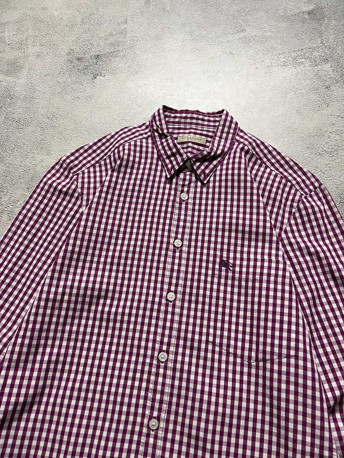 Burberry Vintage Burberry Brit Check Button Up Shirt 00’s Size US S / EU 44-46 / 1 - 2 Thumbnail