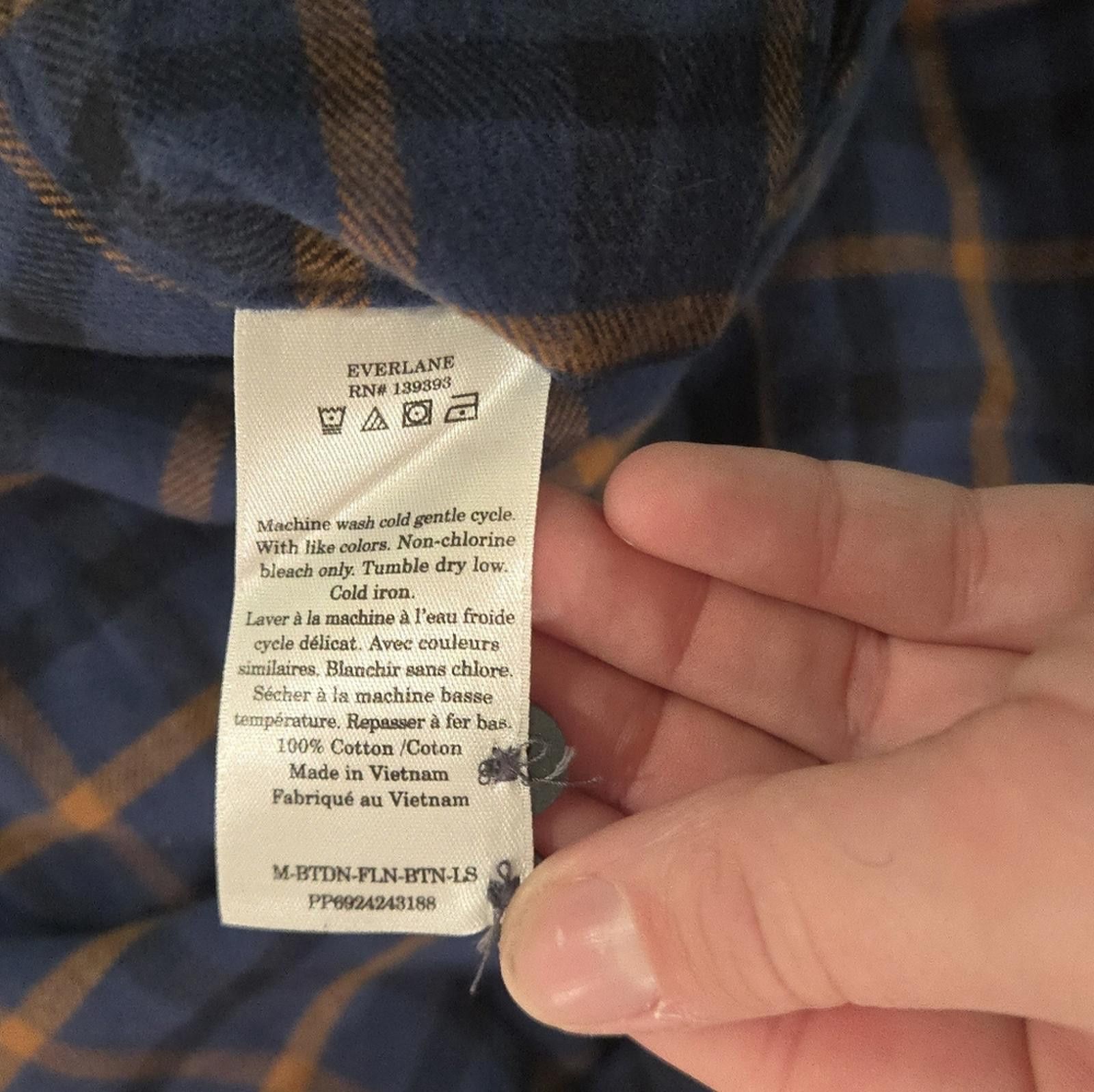 Everlane Everlane Brushed Flannel Shirt Size US S / EU 44-46 / 1 - 6 Thumbnail