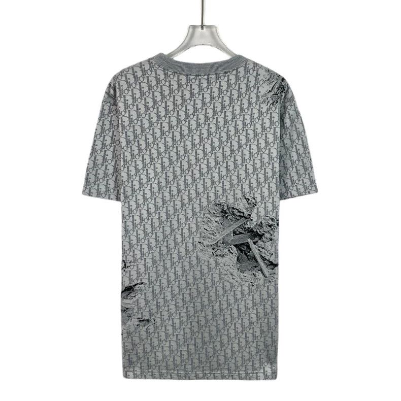 Dior Dior Gray logo old flower full print round-neck short-sleev Size US S / EU 44-46 / 1 - 2 Thumbnail