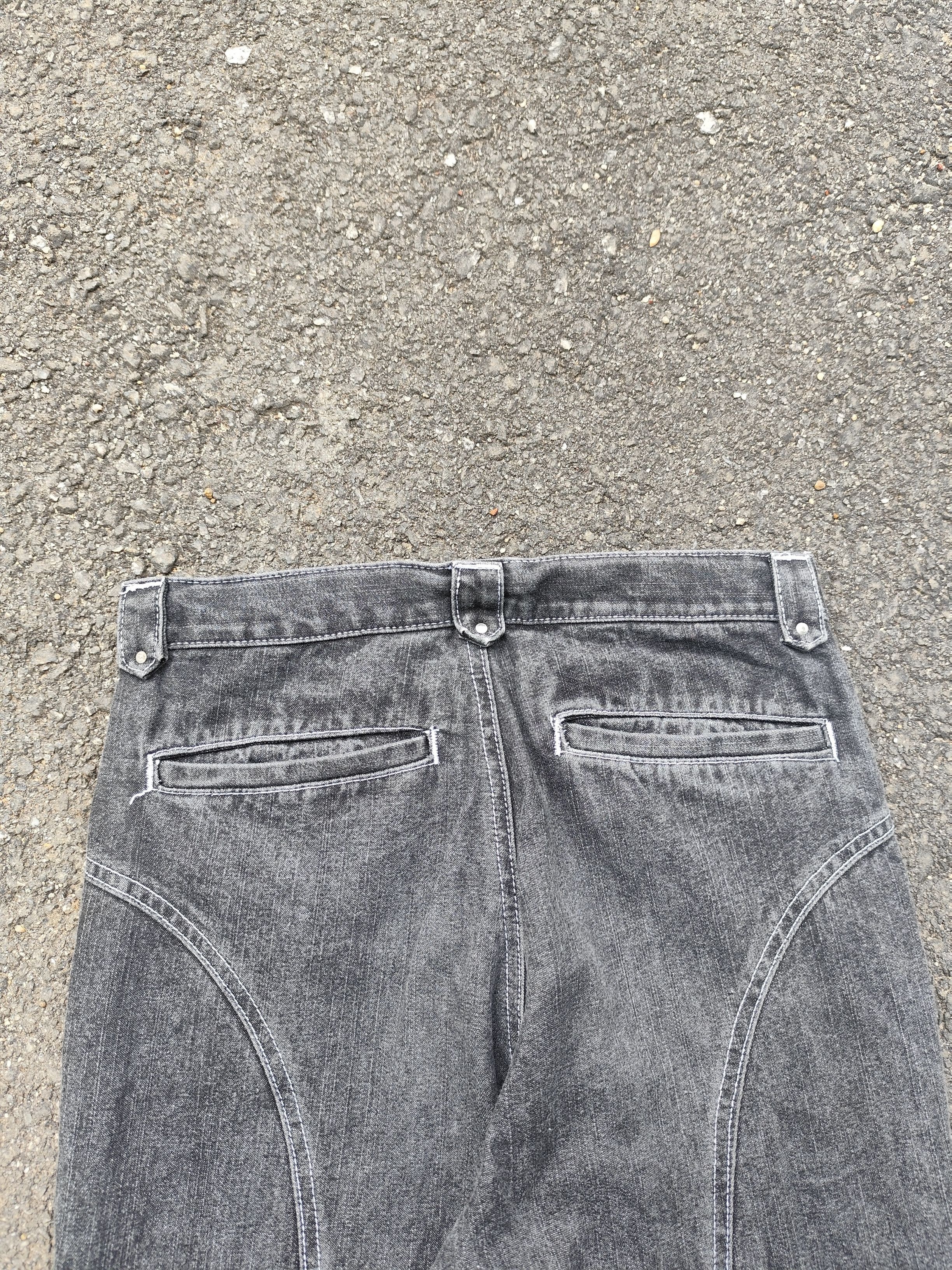 Japanese Brand Vintage Japanese Flare Bondage Pant - B_J/1124/3 Size 22" - 7 Thumbnail