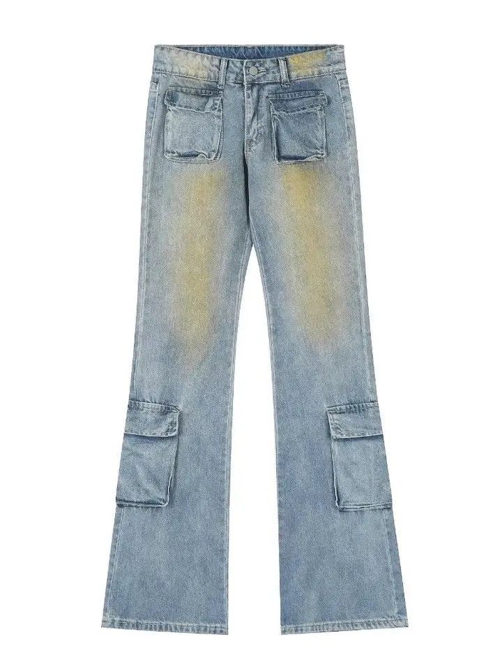 Japanese Brand × Vintage Bootcut Jeans Men Flare Pants Size US 28 / EU 44 - 5 Thumbnail