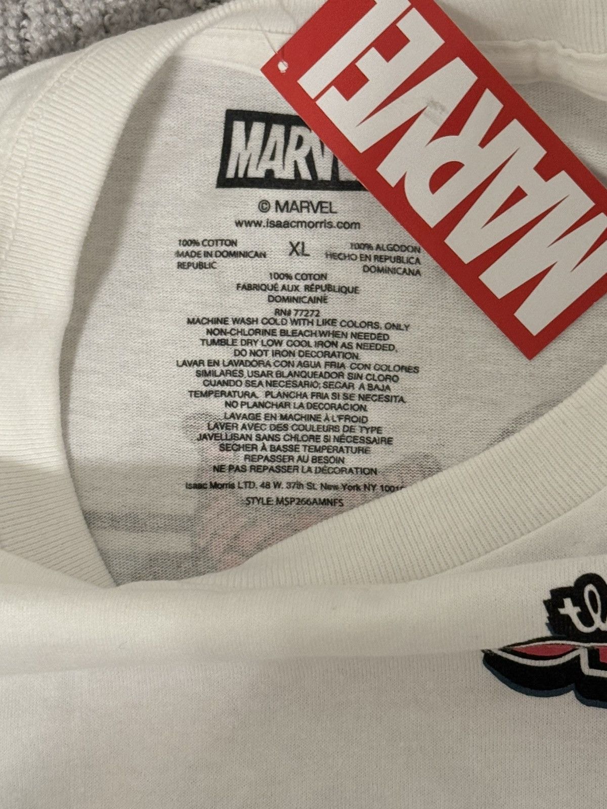 Marvel Comics Marvel Spiderman white Tee XL Size US XL / EU 56 / 4 - 3 Thumbnail