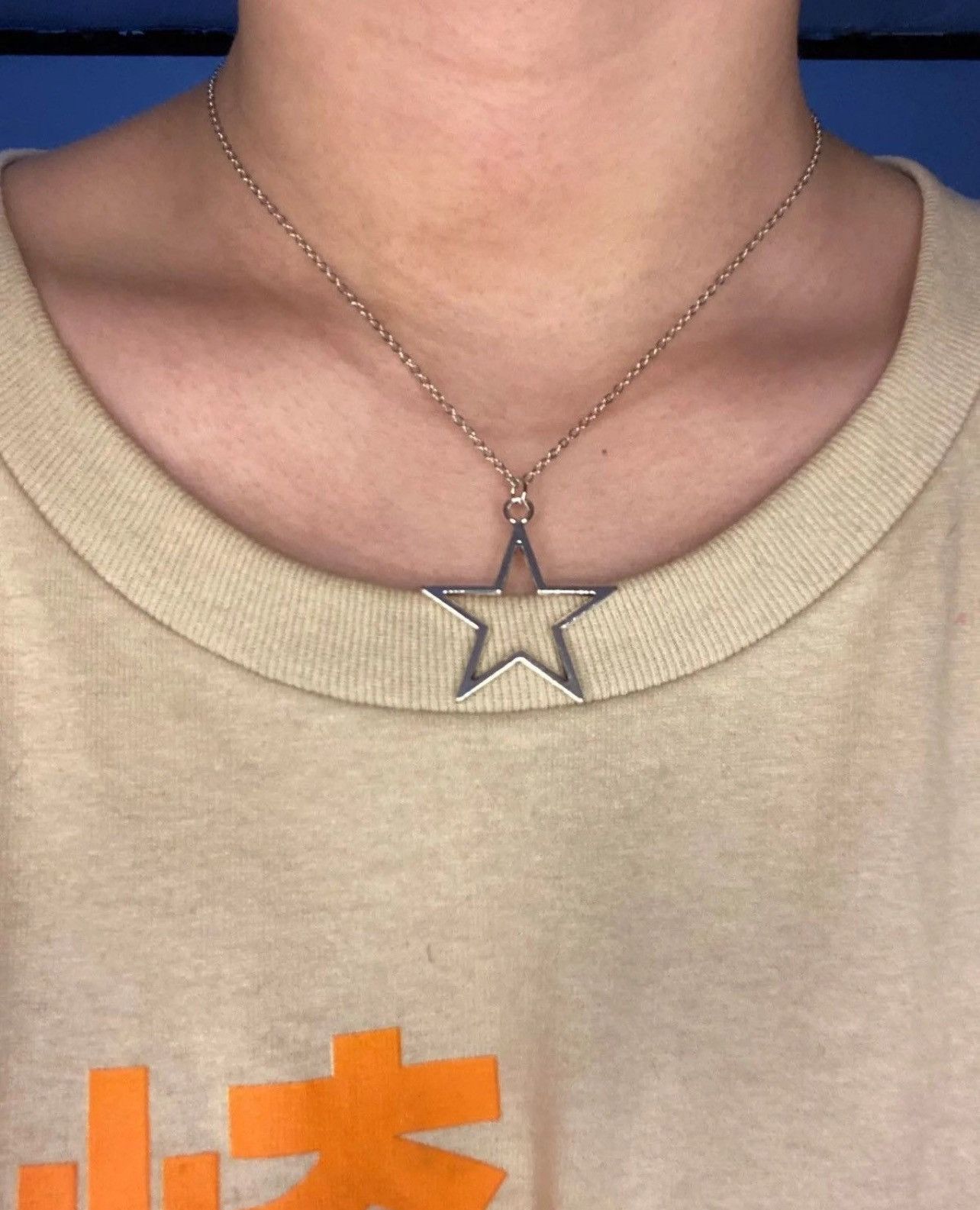 Heaven by Marc Jacobs × Jewelry Silver Hollow Star Pendant Necklace Size ONE SIZE - 3 Thumbnail