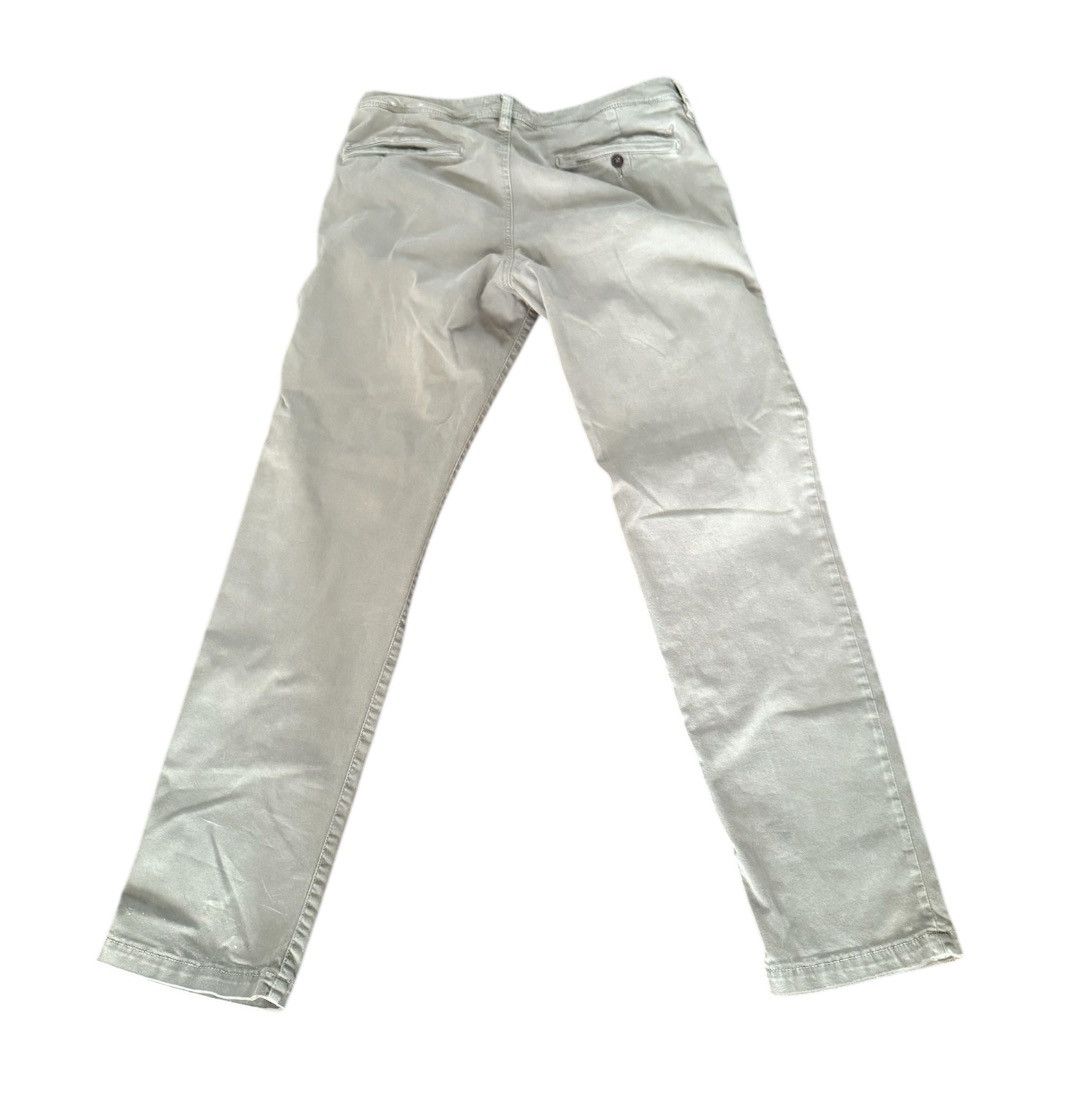 American Eagle Outfitters American Eagle Pants Mens 36x32 Gray Slim Straight Stretch Size US 36 / EU 52 - 2 Thumbnail
