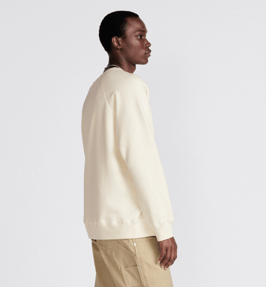 Dior o1w1db10825 443M64 Relaxed-Fit Bobby Sweatshirt in Ecru Size US M / EU 48-50 / 2 - 5 Thumbnail