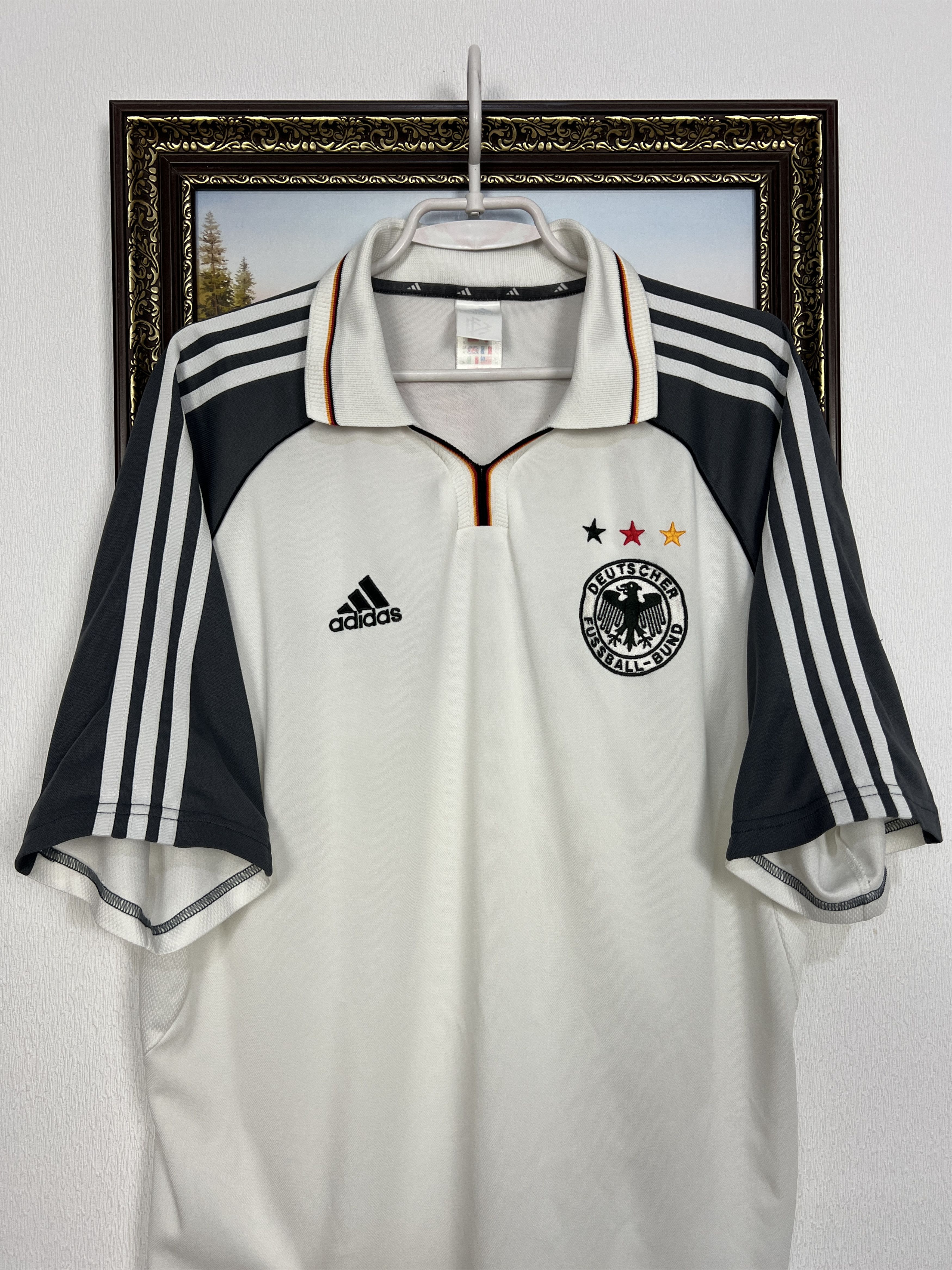 Adidas Germany football shirt 2000 Soccer Jersey Trikot National Size US XL / EU 56 / 4 - 2 Thumbnail