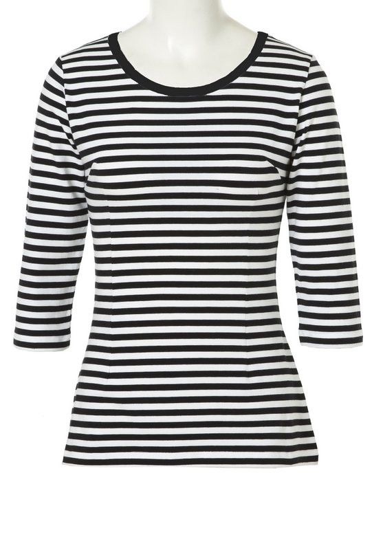 Other Black and white stripe T-shirt slim fit Size S / US 4 / IT 40 - 1 Thumbnail