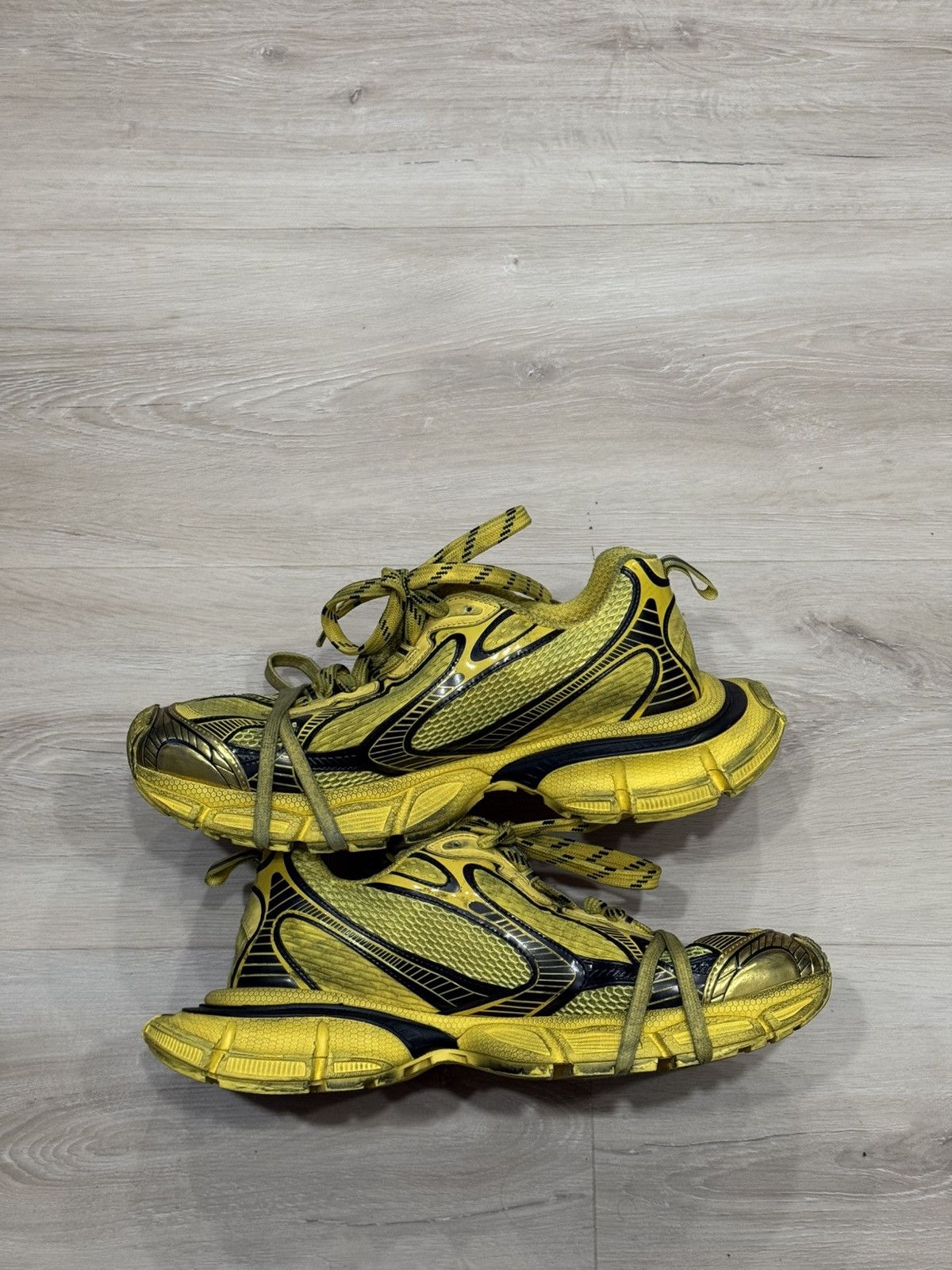 Balenciaga Balenciaga 3xl Distressed Sneakers ‘Yellow’ Size US 12 / EU 45 - 8 Thumbnail