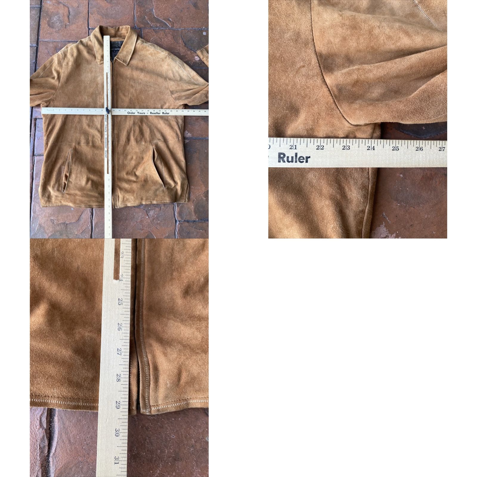 Vintage VINTAGE Robert Comstock Men’s Suede Full Zip Jacket Size 44 Tan Brown Size US S / EU 44-46 / 1 - 9 Thumbnail