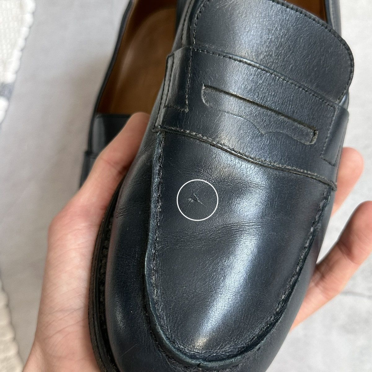 J.M. Weston JM Weston 180 Penny Loafers Leather Shoes Size 6E Size US 7 / EU 40 - 10 Thumbnail