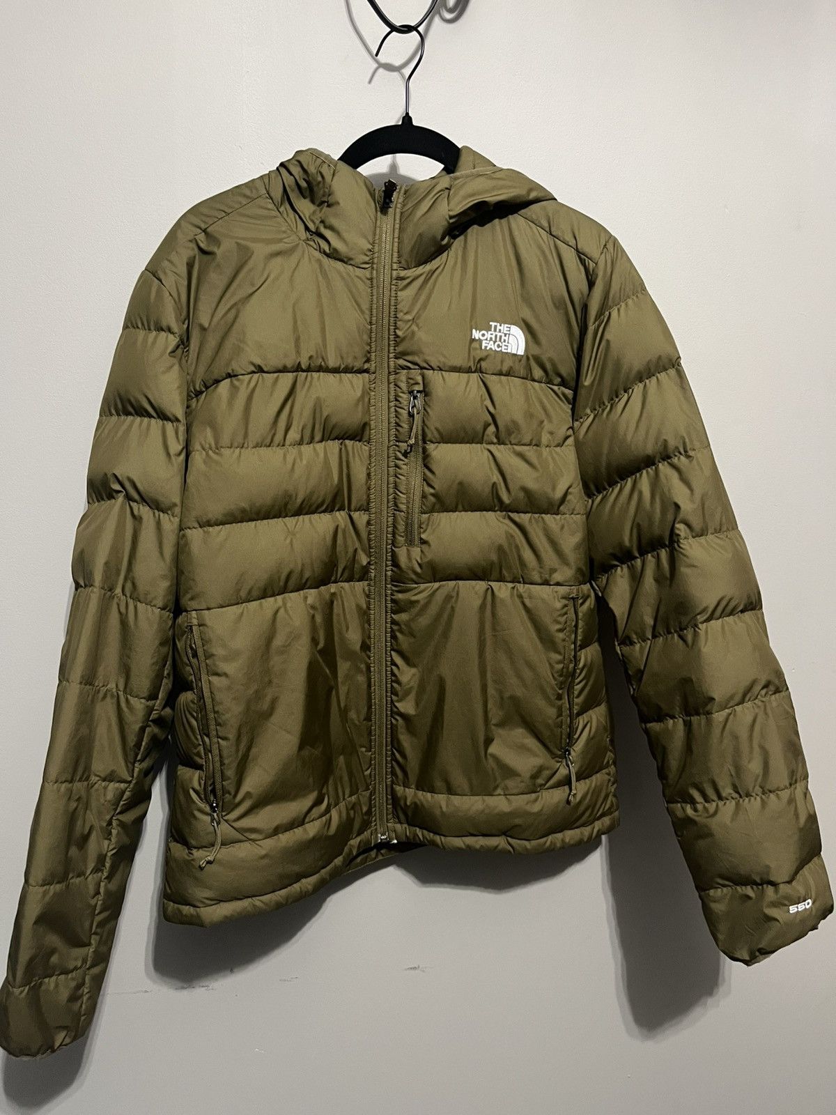 The North Face The North Face Olive Green Puffer Jacket Size US M / EU 48-50 / 2 - 1 Thumbnail