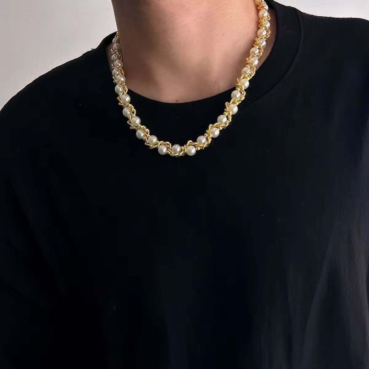 Jewelry Imitation Pearl Choker Necklace Size ONE SIZE - 1 Thumbnail